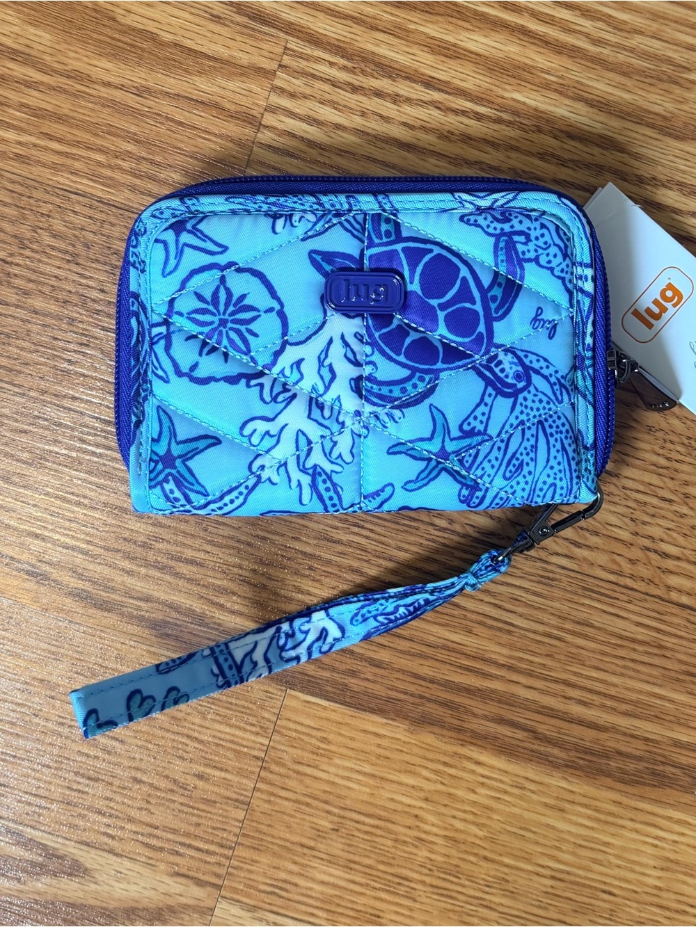Lug Rodeo 2 Compact Wallet - Sealife Blue NWT